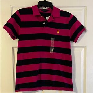 NWT! Polo Ralph Lauren Women’s Classic Fit Striped Polo - Size M